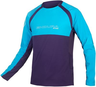 Endura MT500 Burner LS Cycling Jersey II - Electric Blue, Electric Blue